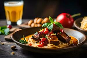 das Beste Essen im das Welt. KI-generiert foto