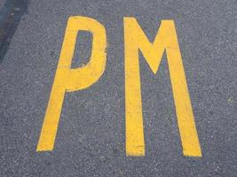 Premierminister Uhr Parkplatz foto