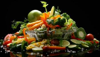 Salat mischen Gemüse foto