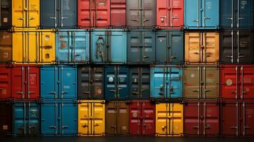 bunt Container Hintergrund foto