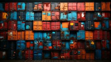 bunt Container Hintergrund foto