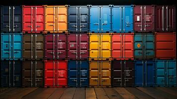 bunt Container Hintergrund foto