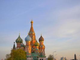 NS. Basilikum-Kathedrale im Roten Platz Moskauer Kreml, Russland foto