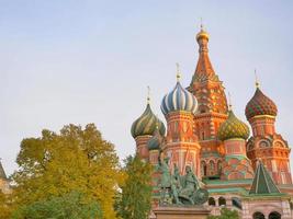 NS. Basilikum-Kathedrale im Roten Platz Moskauer Kreml, Russland foto