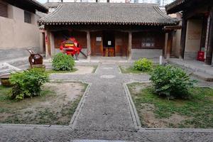 Tianshui Volkskunstmuseum Hu Shi Folk House, Gansu China foto