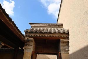 Tianshui Volkskunstmuseum Hu Shi Folk House, Gansu China foto