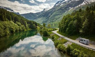 eikesdalsvatnet See im Vestland Bezirk Norwegen foto