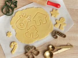 Weihnachten Backen, Lebkuchen Kekse foto