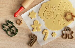 Weihnachten Backen, Lebkuchen Kekse foto