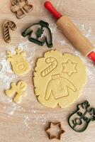 Weihnachten Backen, Lebkuchen Kekse foto