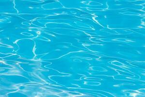 Blau und transparent Wasser Textur foto