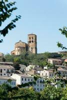 schön Aussicht von Kirche von Heilige Salvador, Sepulveda foto