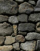 Stein Mauer Material Oberfläche Foto