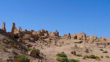 Ruinen von Jiaohe liegen in der Provinz Xinjiang China. foto