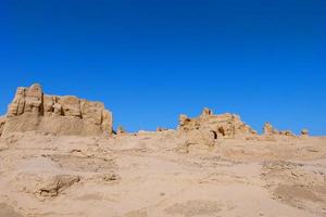 Ruinen von Jiaohe liegen in der Provinz Xinjiang China. foto