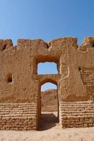 Landschaftsansicht von Gaochang Ruinen Inturpan Provinz Xinjiang China. foto