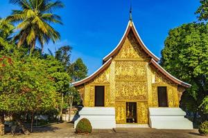 Wat Xieng Tanga Tempel der Goldenen Stadt Luang Prabang Laos. foto