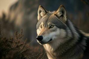 Wolf. ai generativ Profi Foto