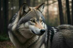 Wolf. ai generativ Profi Foto
