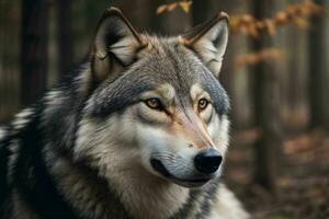 Wolf. ai generativ Profi Foto