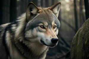 Wolf. ai generativ Profi Foto