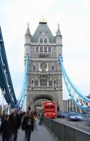 Tower Bridge in London, Großbritannien foto