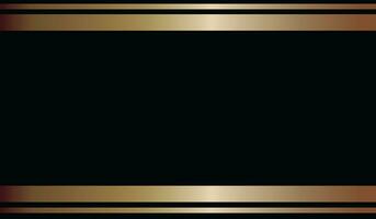 Gold Rahmen Luxus Design auf schwarz Hintergrund foto