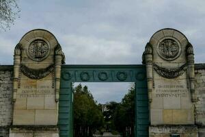 cimetière du pere lachaise typisch Französisch Friedhof, foto