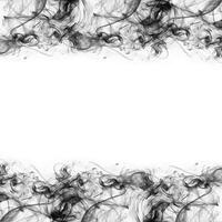abstrakt Rauch Rahmen auf schwarz Hintergrund foto