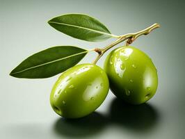ai generiert isoliert Olive Foto mit Hintergrund