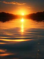 Sonne dropp im Wasser foto