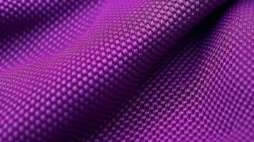 lila Fußball Stoff Textur mit Luft Gittergewebe. Sportbekleidung Hintergrund foto