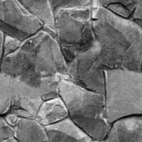 nahtlos Stein Muster. alt Stein Mauer schwarz und Weiß einfarbig Textur foto