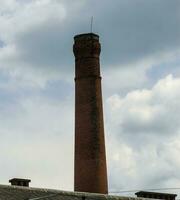 industriell Backstein Rohr foto