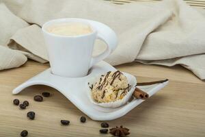 Kaffee mit Kuchen foto