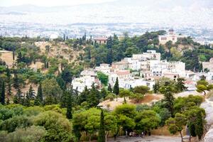 Blick auf Athen foto