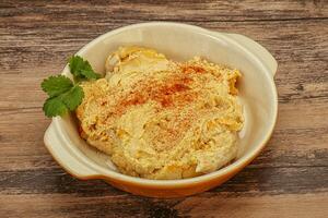 vegane Diätküche - Humus-Snack foto