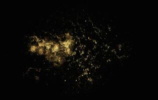 Gold und Orange Galaxis Aquarell Sterne spritzt Hintergrund foto
