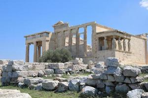 Parthenon-Tempel auf der Akropolis von Athen, Griechenland foto