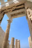 Parthenon-Tempel auf der Akropolis von Athen, Griechenland foto