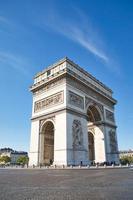 arc de triomphe in paris foto