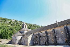 Lavendelfeld in Senanque Abbey Gordes Frankreich foto