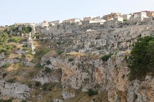 Stadtbild von Matera Italien, Welterbe foto