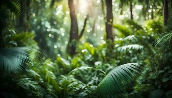 ai generiert tropisch Wald foto