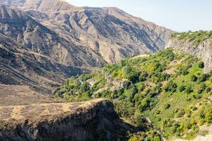 Azat Fluss Schlucht im gegham Berge von Armenien foto