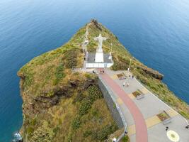 Jesus Christus Statue von Christus das König - - Madeira, Portugal foto