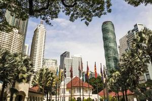 erstaunliche und riesige Wolkenkratzer und Gebäude in Kuala Lumpur, Malaysia.