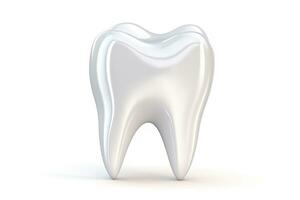 hygienisch Molar Zahn. generativ ai. foto