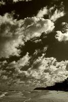 badisch Landschaft Jahrgang Sepia foto