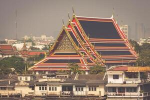 Wahrzeichen von Bangkok Stadt Tempel von das Smaragd Buddha Bangkok, Asien Thailand foto